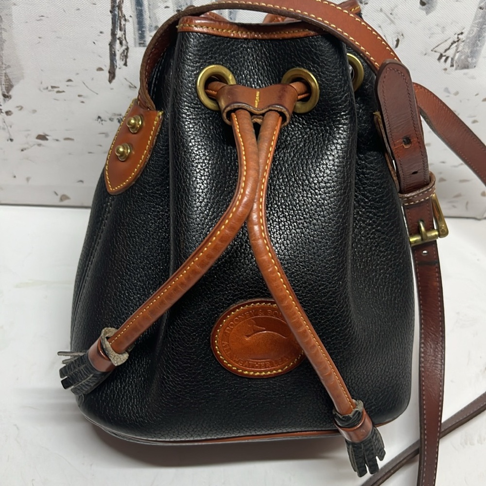 Dooney & Bourke Mini Leather Bucket Bag Crossbody Bag Purse USA